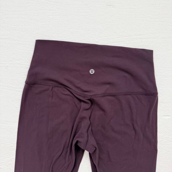 Lululemon Align High-Rise Crop Leggings 21" Purple, Size 8 - Picture 7 of 8